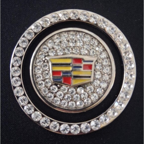 2pc. Metal Car Push Start Button Rhinestone Ring And Cap/Car Bling/Car interior - Picture 1 of 2